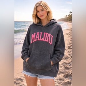 Malibu Hoodie! Love how it is cozy but not too heavy, unisex, PTP 27”